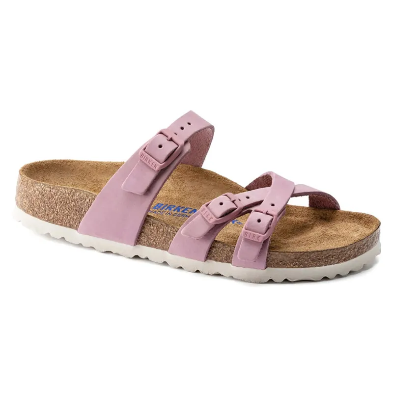 Birkenstock Franca Nubuk Leather Orchid Sandals sold by Zulily