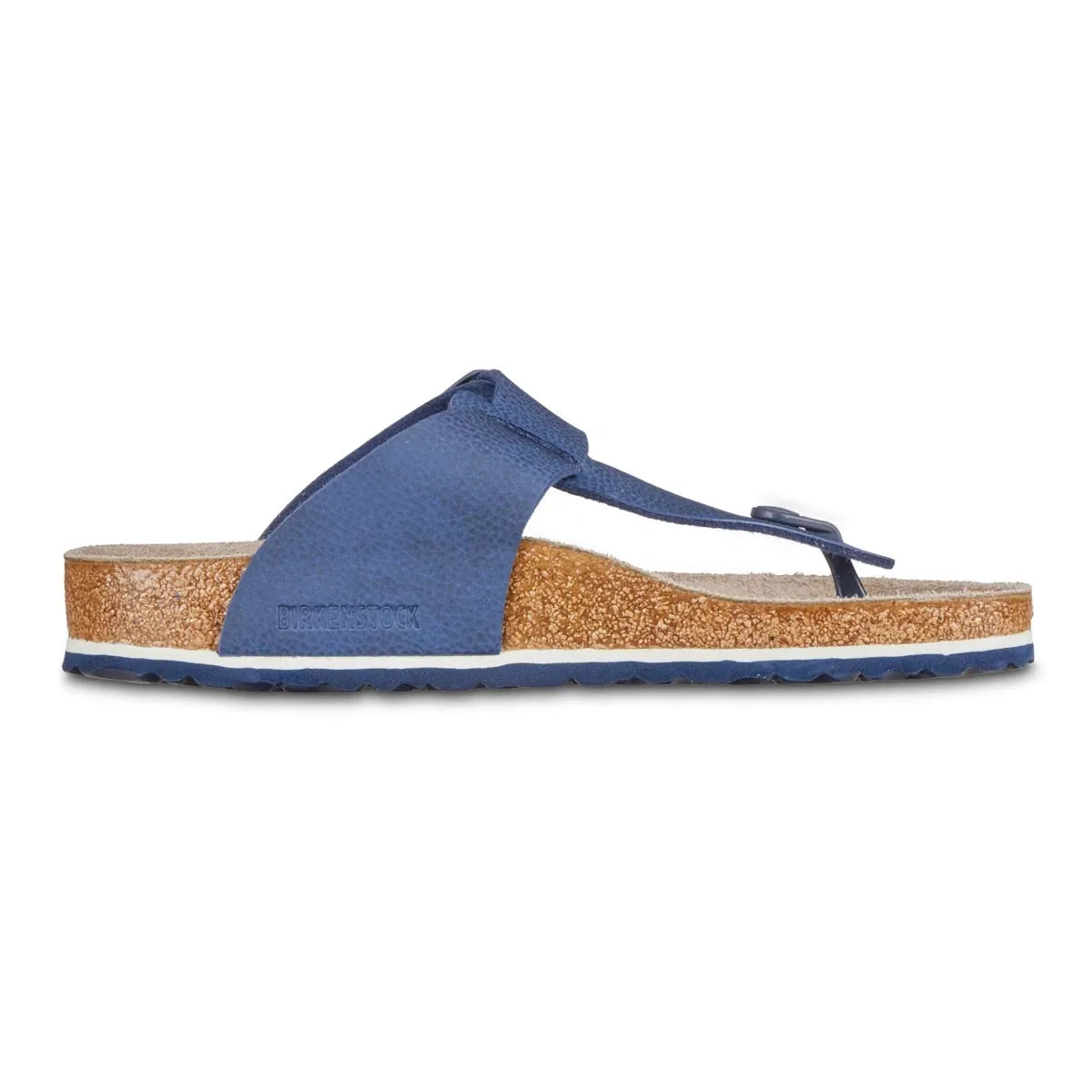 Birkenstock Medina Birko-Flor Leather Desert Soil Blue Sandals sold by Zulily product image thumbnail 2