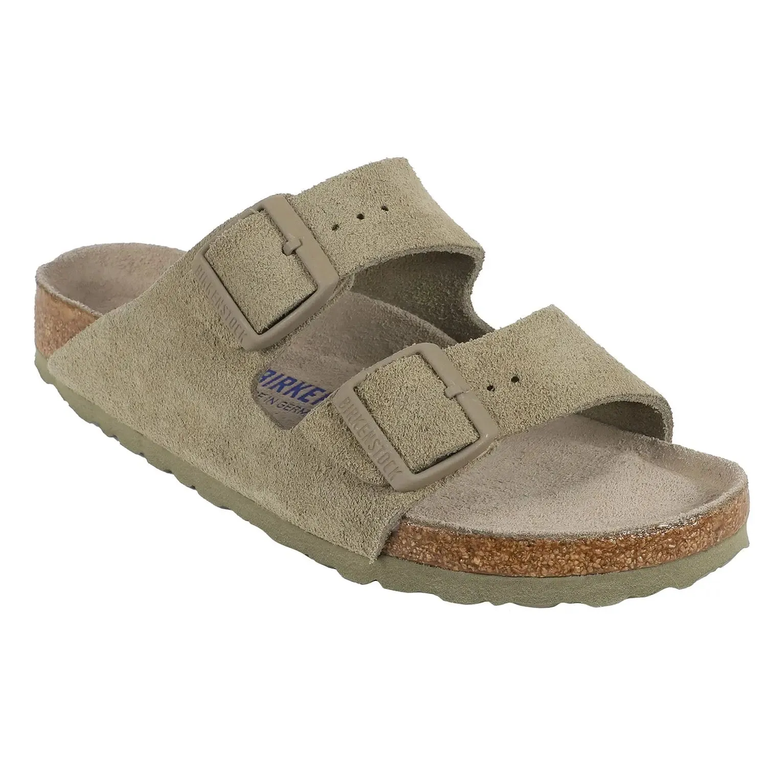 Birkenstock Arizona Soft Footbed Suede Leather Sandals sold by Zulily