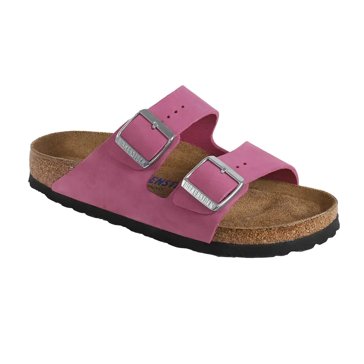 Birkenstock Arizona Soft Footbed Nubuck Leather Sandals sold by Zulily