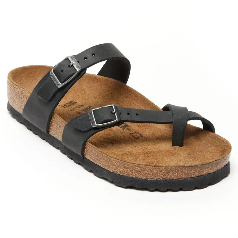 Birkenstock Mayari Oiled Leather Sandals sold by Zulily