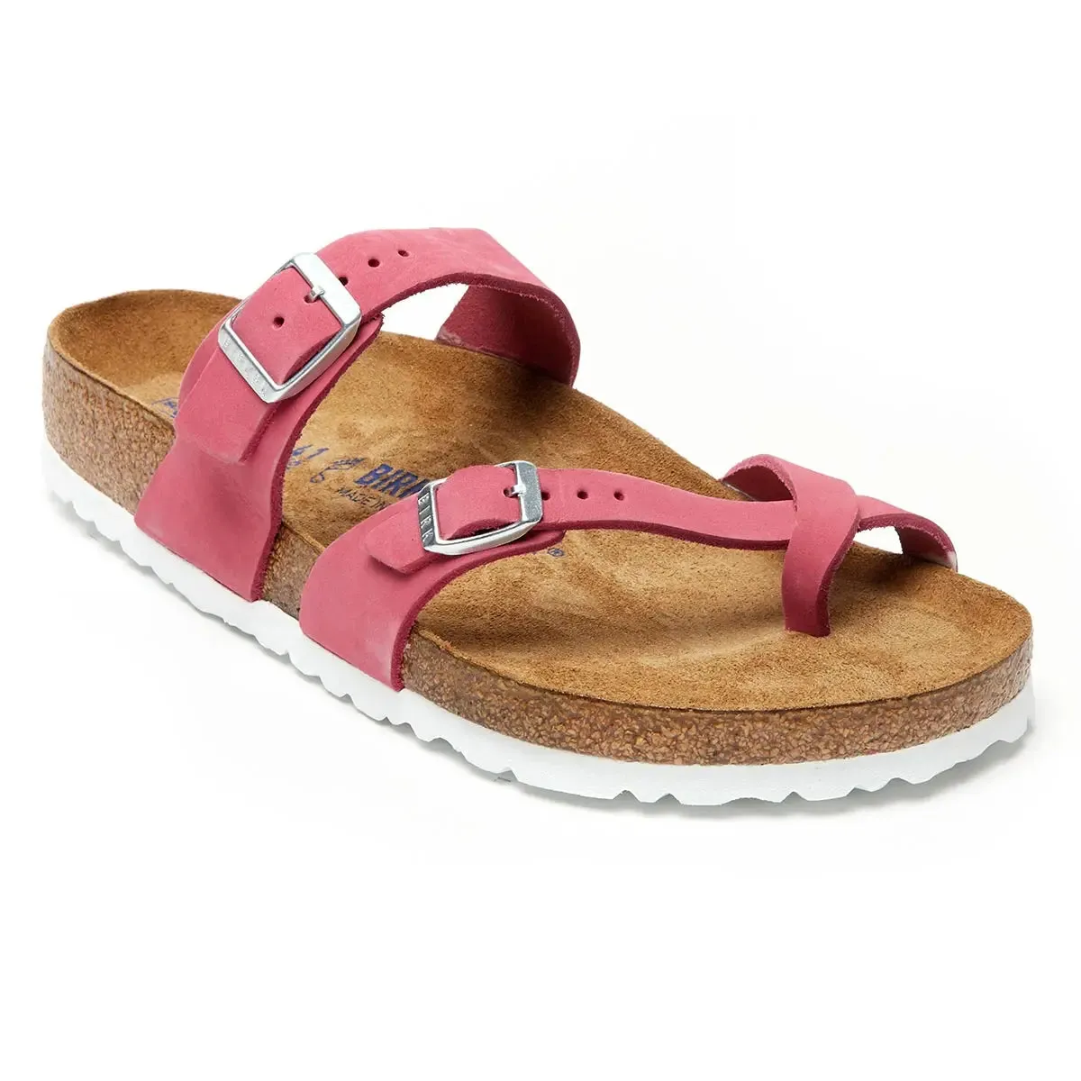Birkenstock Mayari Soft Footbed Nubuck Leather Sandals sold by Zulily