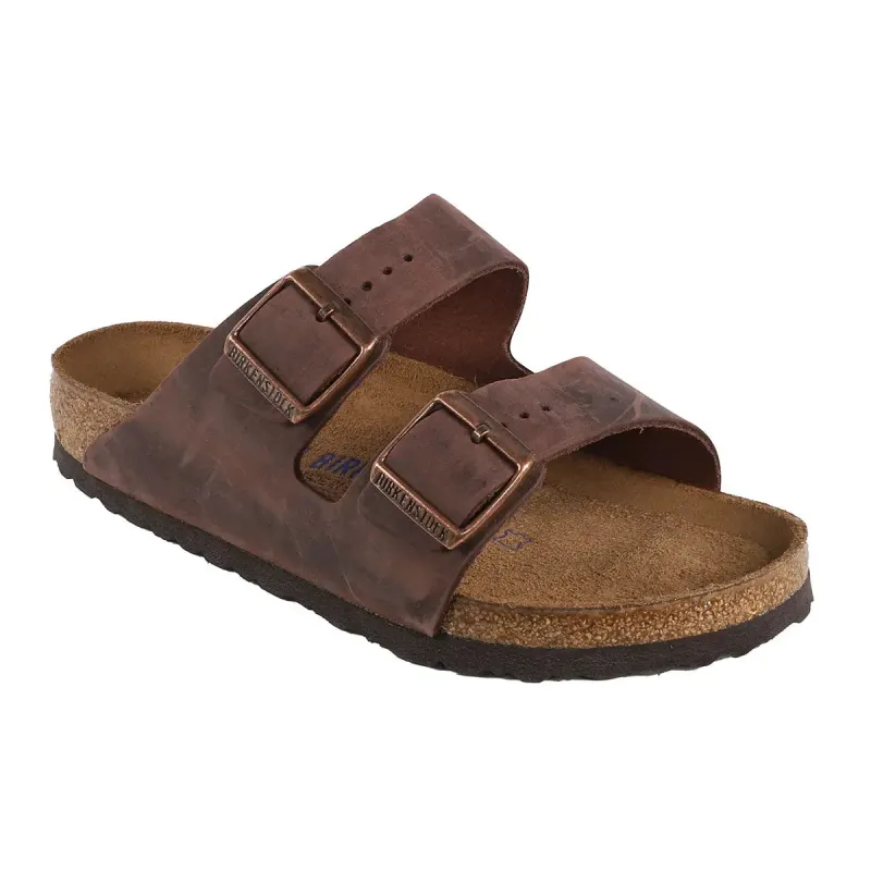 Birkenstock Arizona Oiled Leather Sandals Habana 46 Medium/Narrow sold by Zulily
