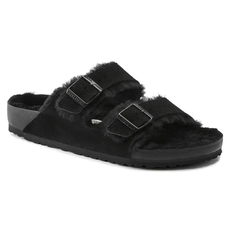 Birkenstock Arizona Shearling Exquisite Suede Sandals sold by Zulily
