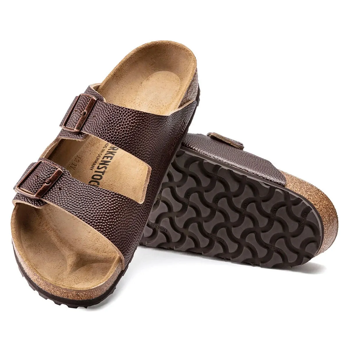 Birkenstock Men's Arizona Grip Horween Embossed Leather Sandals sold by Zulily product image thumbnail 3