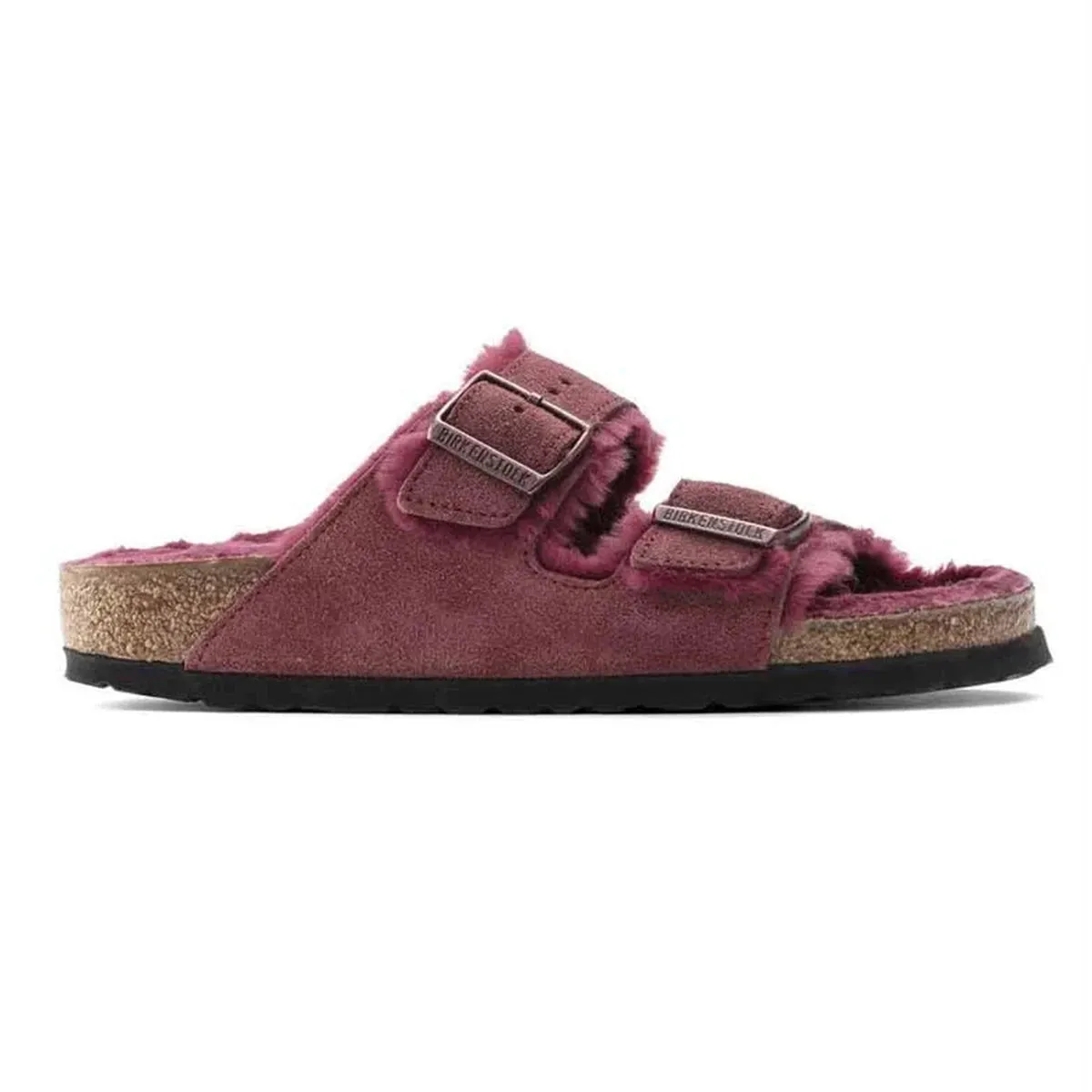 Birkenstock Women's Arizona Shearling Suede/Shearling Sandals sold by Zulily product image thumbnail 4