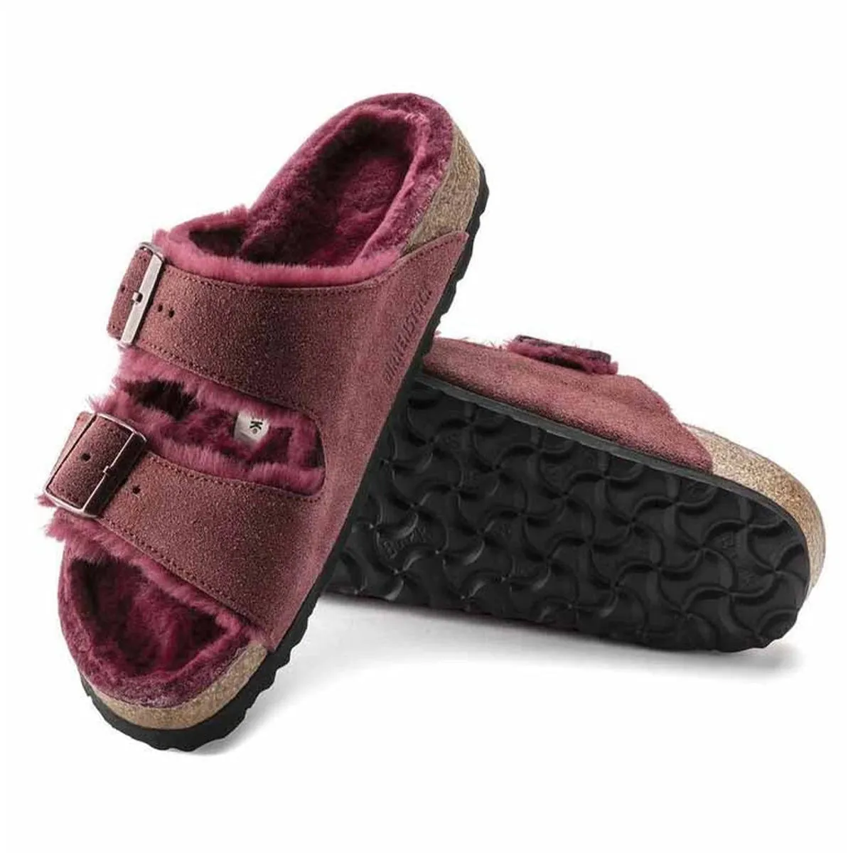 Birkenstock Women's Arizona Shearling Suede/Shearling Sandals sold by Zulily product image thumbnail 3