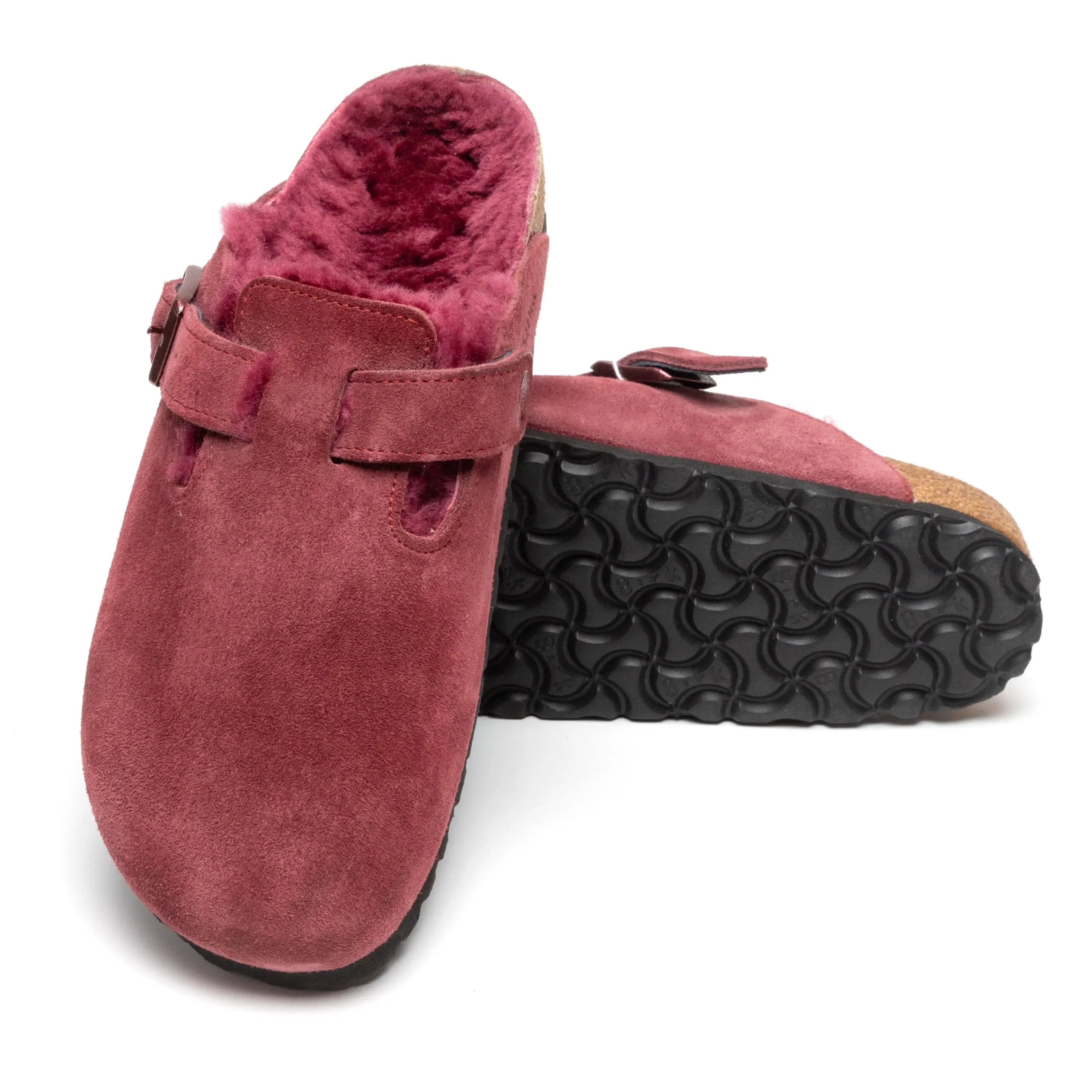 Birkenstock Boston Shearling Suede Clogs sold by Zulily product image thumbnail 3