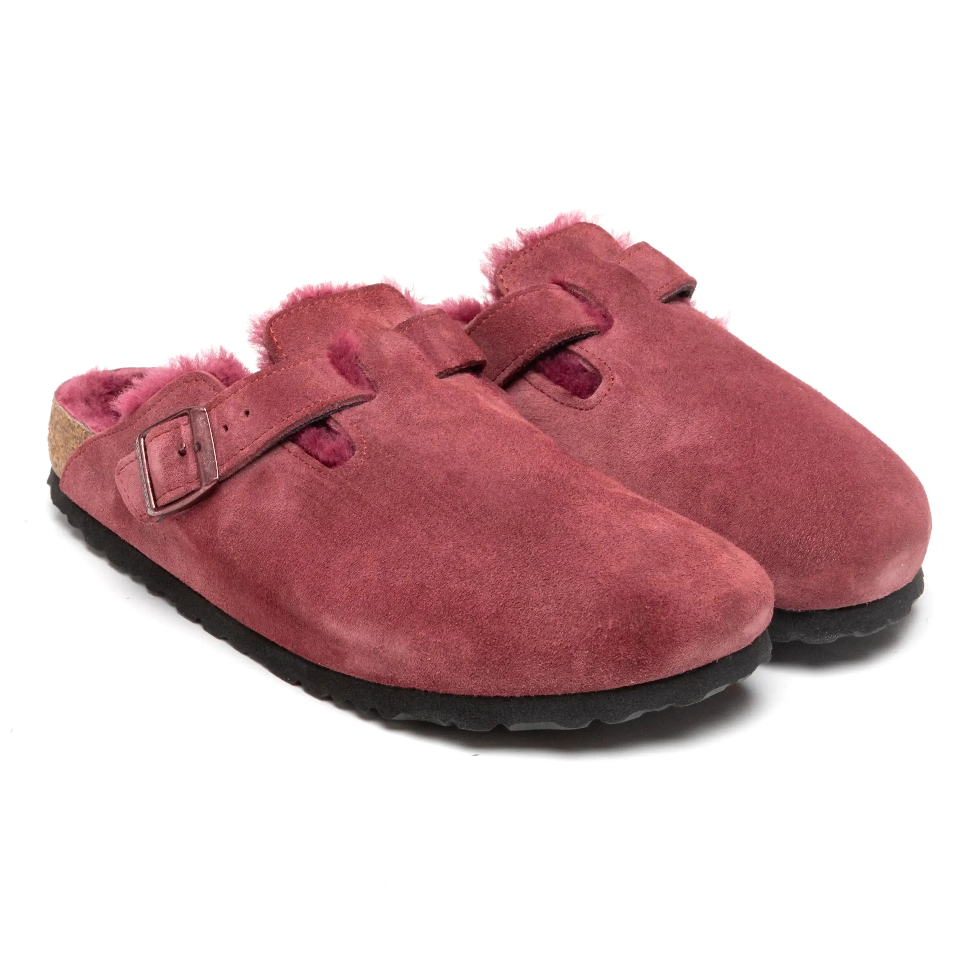 Birkenstock Boston Shearling Suede Clogs sold by Zulily product image thumbnail 2