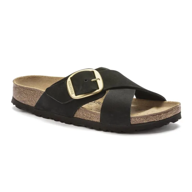 Birkenstock Women's Siena Big Buckle Nubuck Leather Sandals sold by Zulily