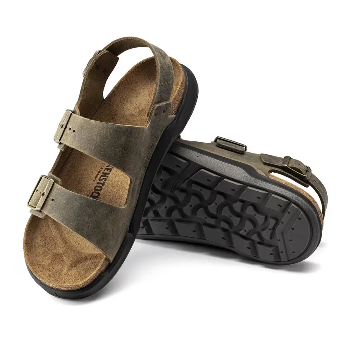 Birkenstock Men's Milano CT Oiled Leather Sandals sold by Zulily product image thumbnail 5