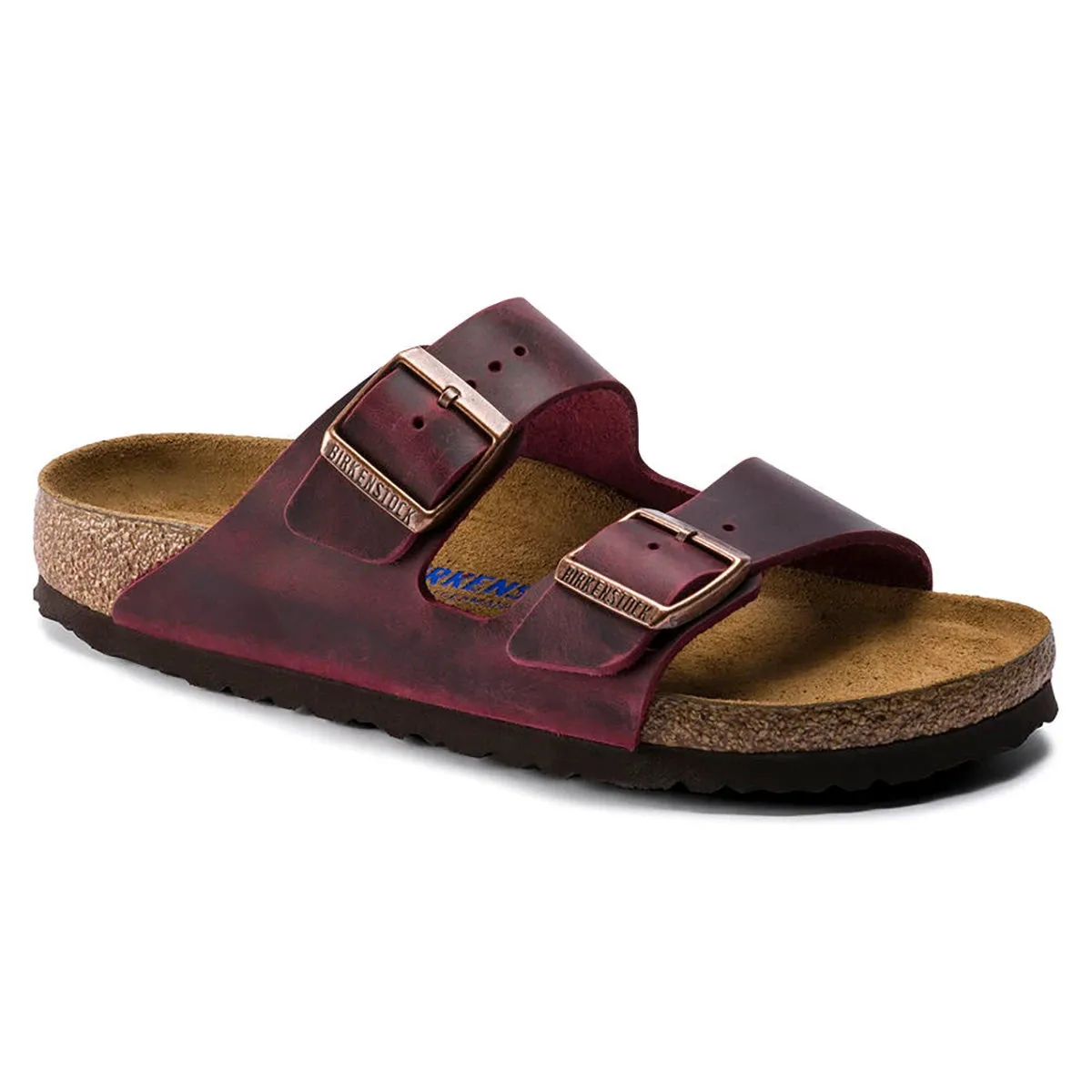 Birkenstock Arizona Soft Footbed Oiled Leather Sandals sold by Zulily