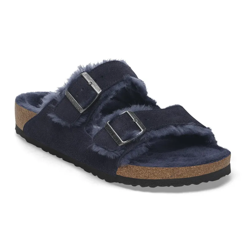 Birkenstock Arizona Shearling Suede Leather Night Sandals sold by Zulily
