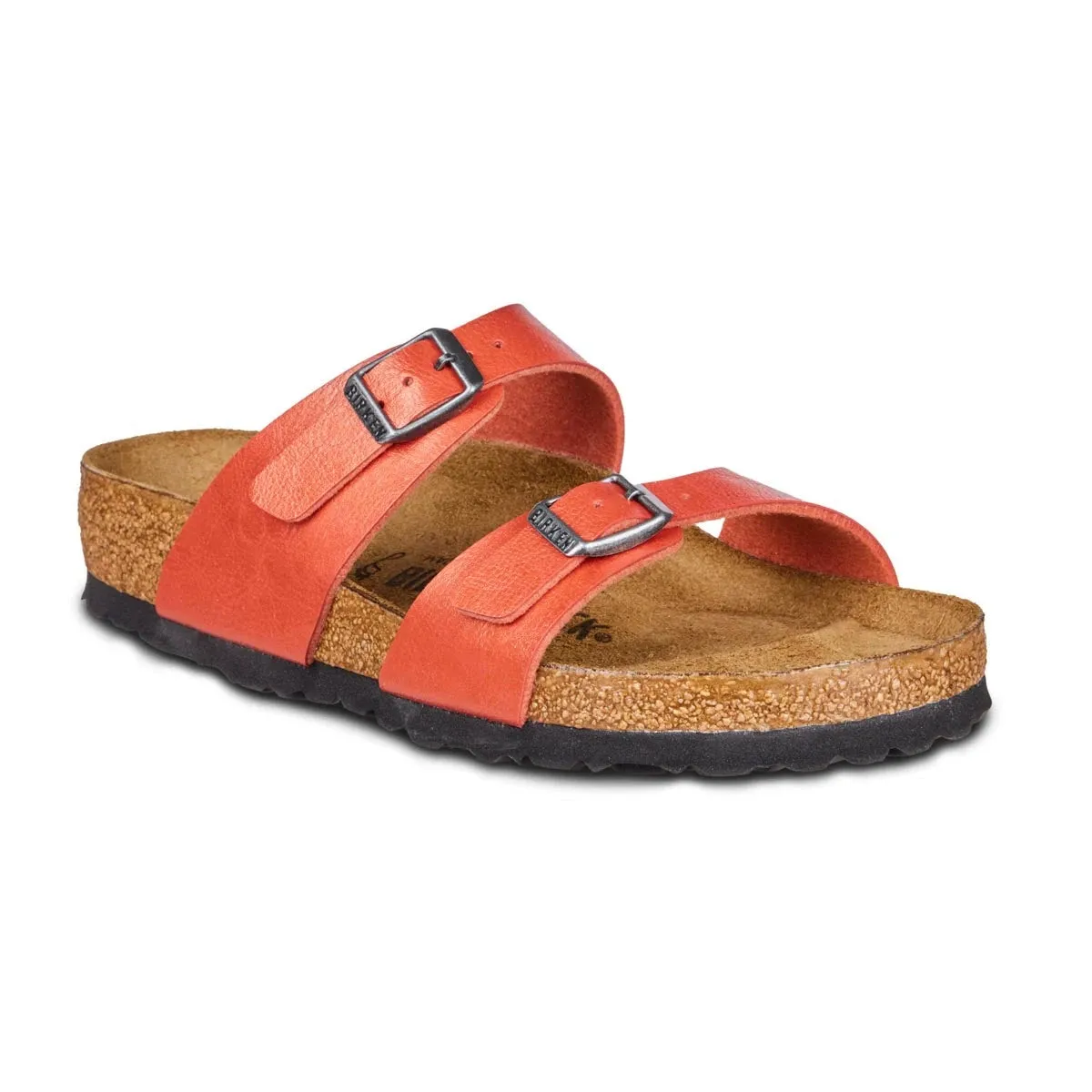 Birkenstock Sydney Birko-Flor Graceful Mars Red Sandals sold by Zulily