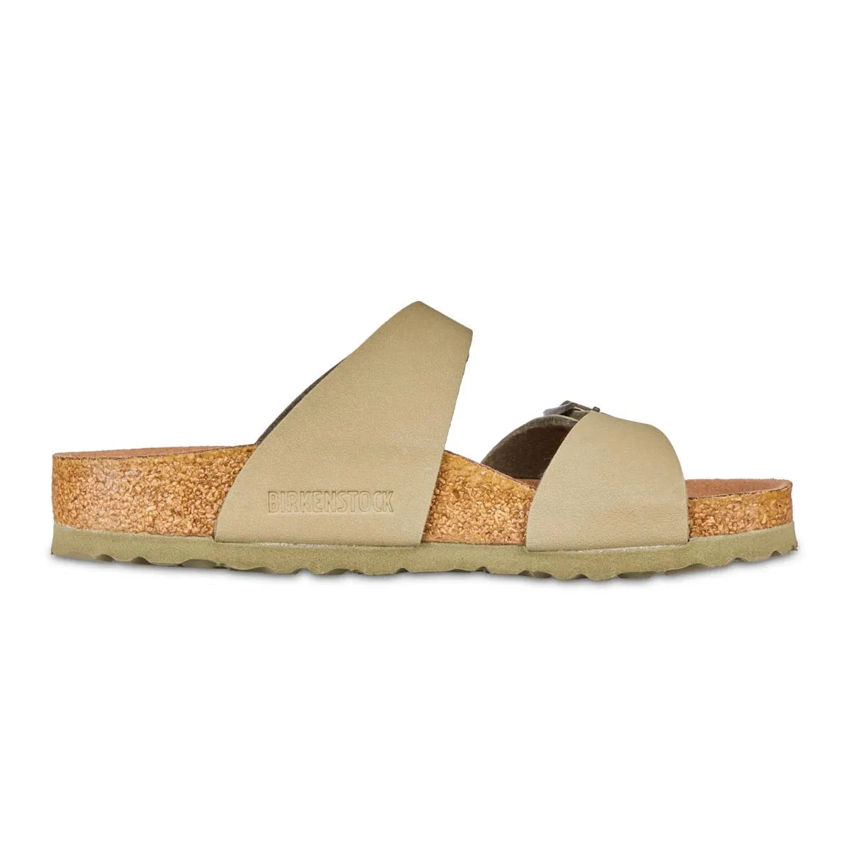 Birkenstock Sydney Vegan Birko-Flor Nubuck Khaki Sandals sold by Zulily product image thumbnail 4