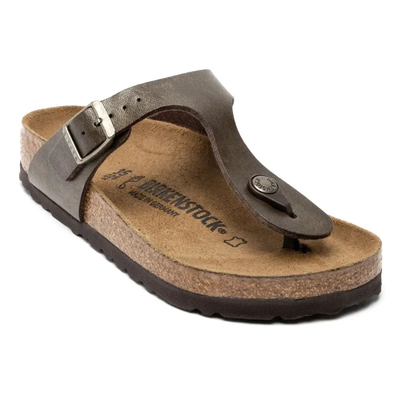 Birkenstock Gizeh Birko-Flor Golden Brown Sandals sold by Zulily