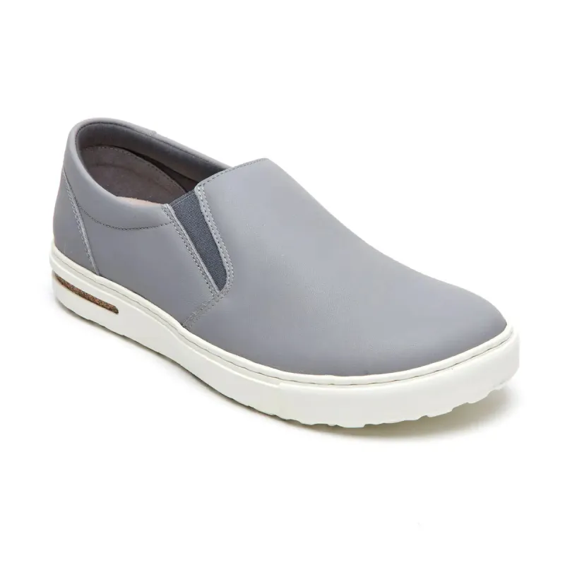 Birkenstock Oswego Leather Grey Shoes sold by Zulily