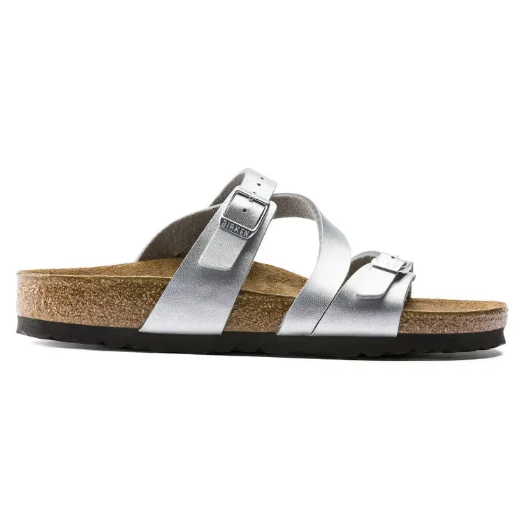 Birkenstock Salina Birko-Flor Silver Sandals sold by Zulily product image thumbnail 4