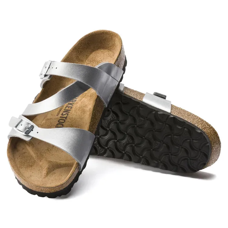 Birkenstock Salina Birko-Flor Silver Sandals sold by Zulily product image thumbnail 2