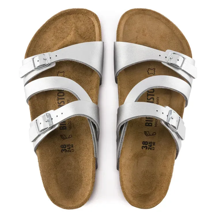 Birkenstock Salina Birko-Flor Silver Sandals sold by Zulily product image thumbnail 3
