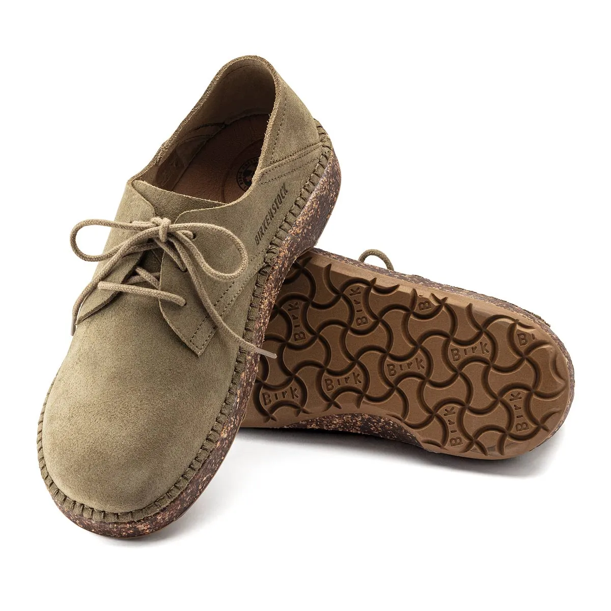 Birkenstock Gary Suede Leather Faded Khaki Shoes sold by Zulily product image thumbnail 4