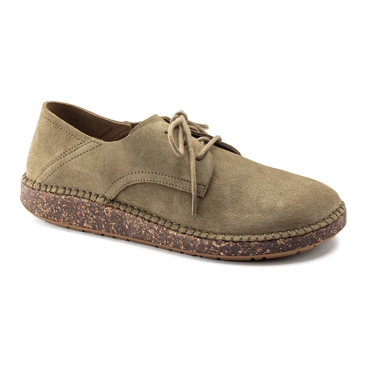 Birkenstock Gary Suede Leather Faded Khaki Shoes sold by Zulily