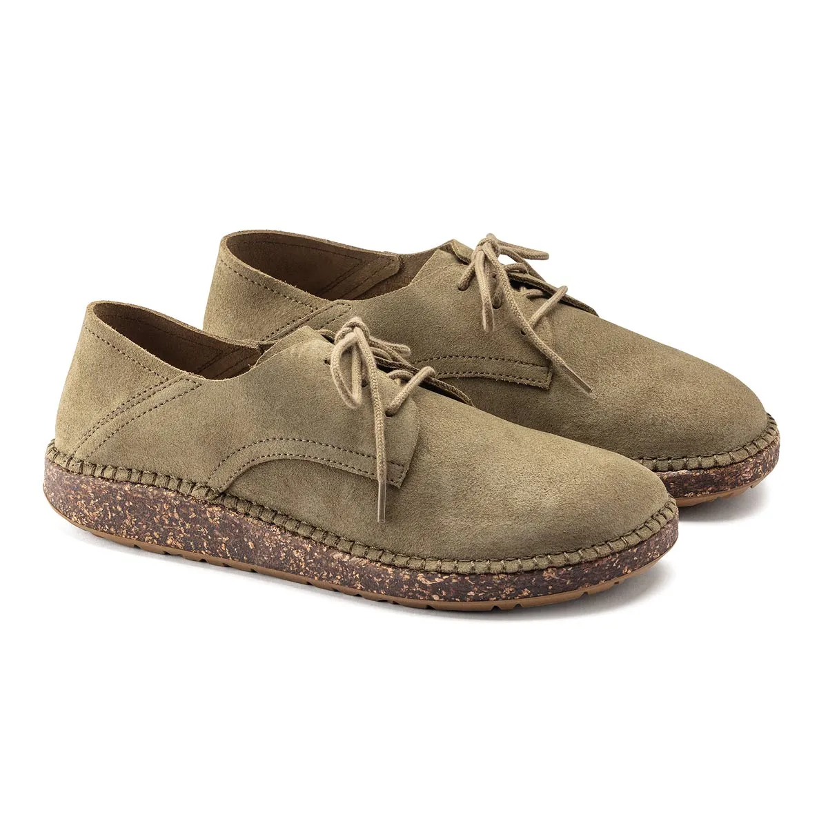 Birkenstock Gary Suede Leather Faded Khaki Shoes sold by Zulily product image thumbnail 3
