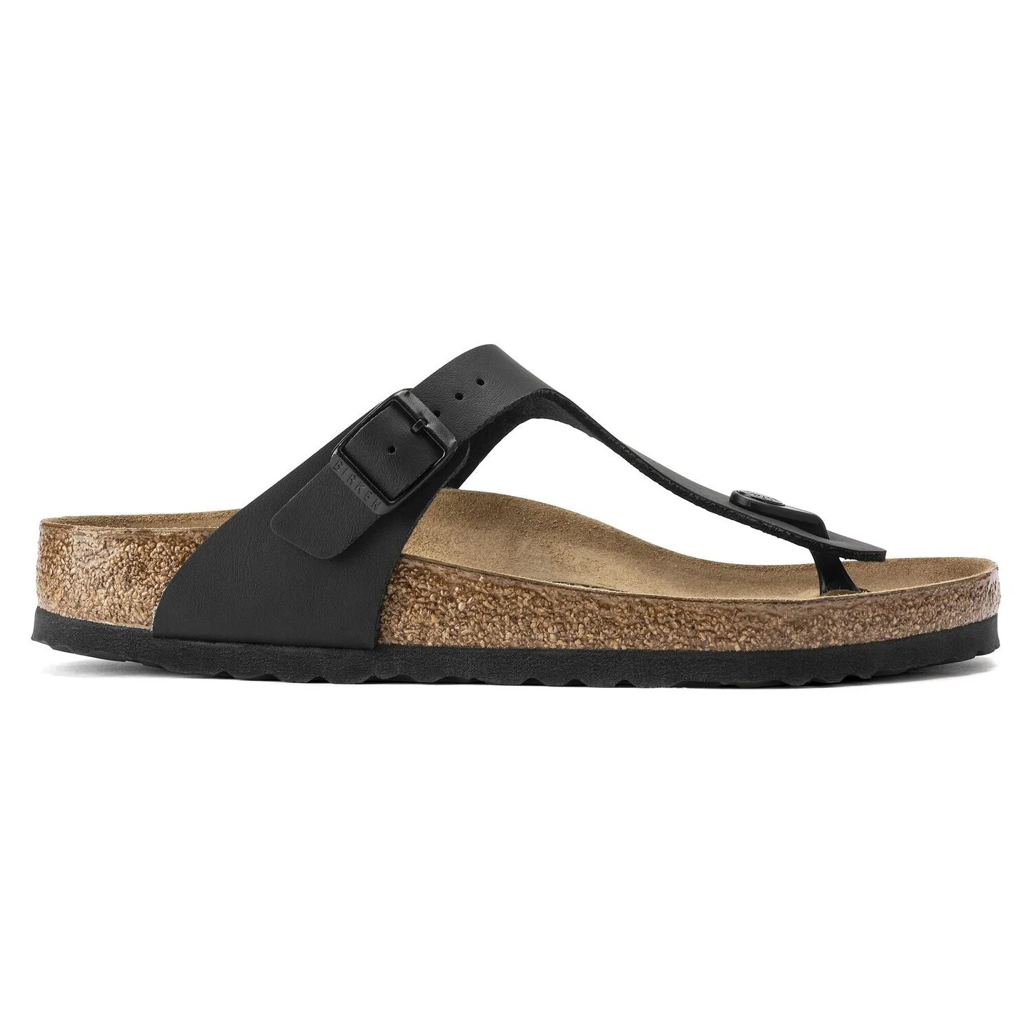 Birkenstock Gizeh Birko-Flor Black Sandals sold by Zulily product image thumbnail 4