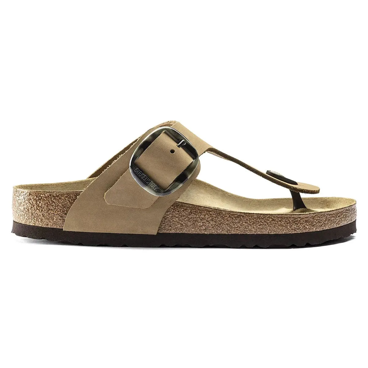 Birkenstock Gizeh Big Buckle Nubuck Leather Mud Green Sandals sold by Zulily product image thumbnail 3