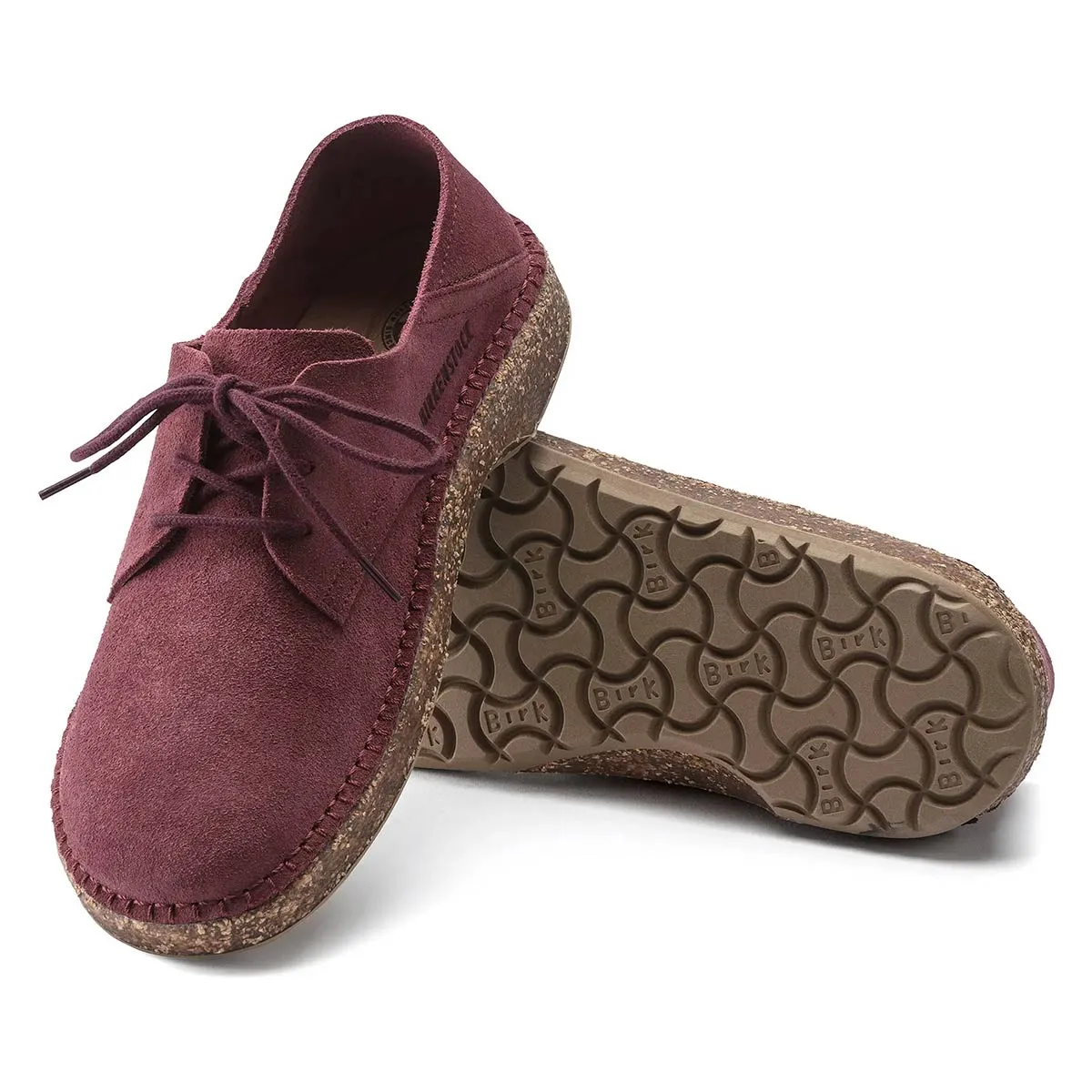 Birkenstock Gary Suede Leather Maroon Shoes sold by Zulily product image thumbnail 2