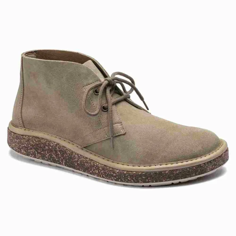 Birkenstock Men's Milton Suede Leather Ginger Boots made by Birkenstock