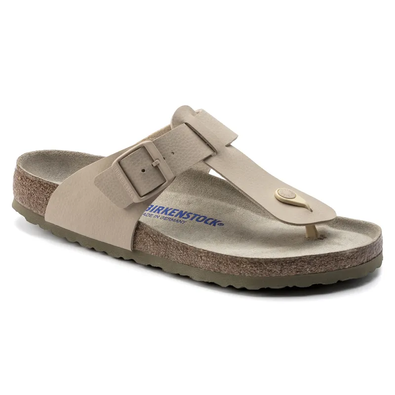 Birkenstock Medina Soft Footbed Birko-Flor Desert Soil Sandcastle Sandals sold by Zulily
