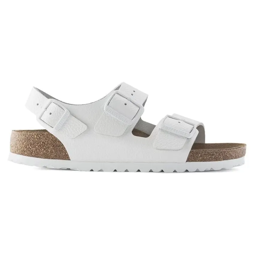 Birkenstock Milano Leather White Sandals sold by Zulily product image thumbnail 4