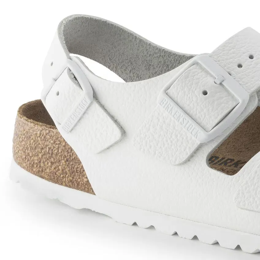 Birkenstock Milano Leather White Sandals sold by Zulily product image thumbnail 2