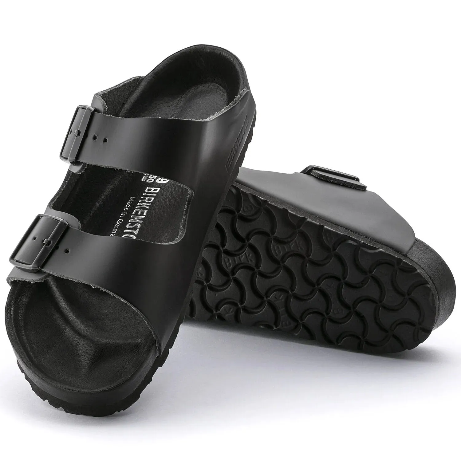 Birkenstock Monterey Natural Leather Exquisite Black Sandals sold by Zulily product image thumbnail 2