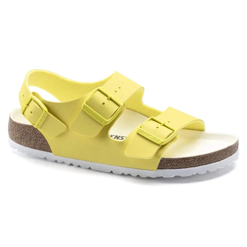 Birkenstock Milano Birko-Flor Lime Sour Sandals sold by Zulily