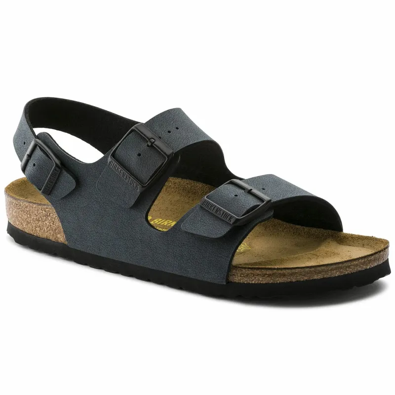Birkenstock Milano Nubuck Basalt Sandals sold by Zulily