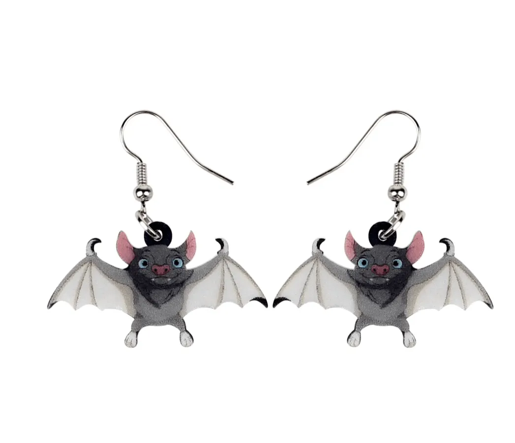 Bat Drop Earring sold by Zulily