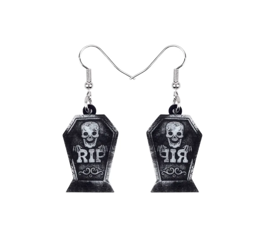 Grave Drop Earrings sold by Zulily