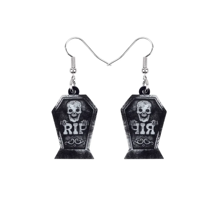Grave Drop Earrings sold by Zulily