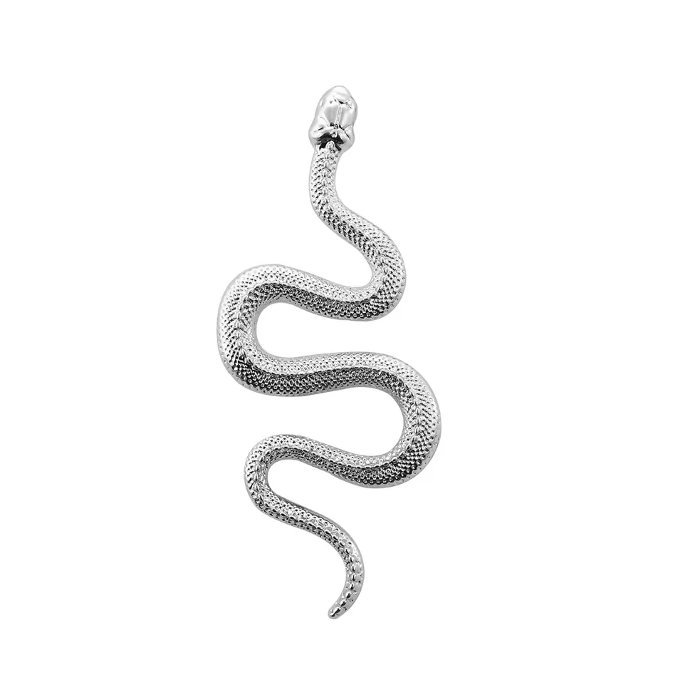 Classic Snake Brooch in Silver sold by Zulily