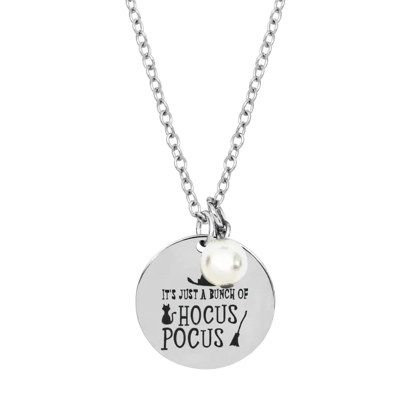 Its Just A Bunch Of Hocus Pocus Pendant Necklace made by Zulily