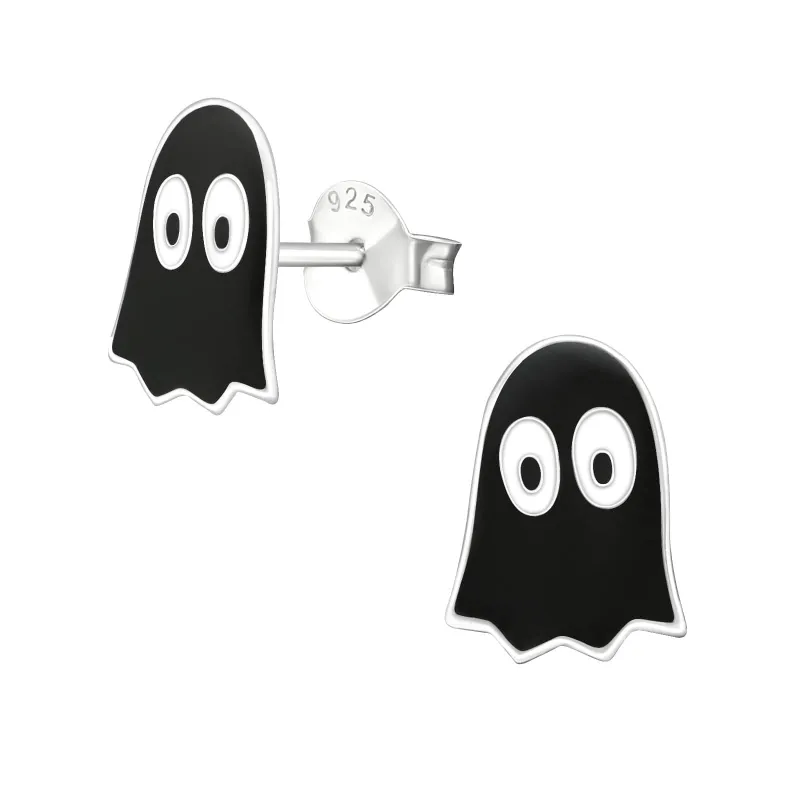 Sterling Silver Ghost-Shaped Stud Earrings sold by Zulily