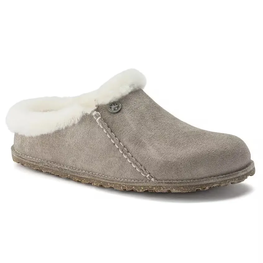 Birkenstock Zermatt Premium Suede Leather Stone Coin sold by Zulily