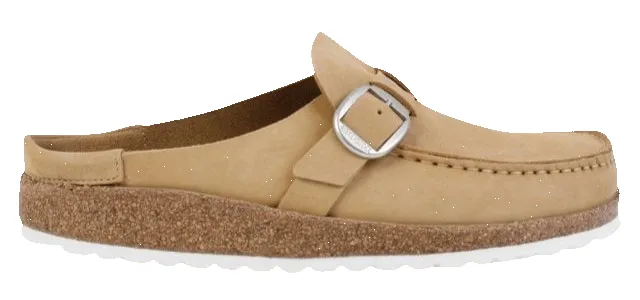 Birkenstock Buckley Nubuk Leather Latte Cream sold by Zulily