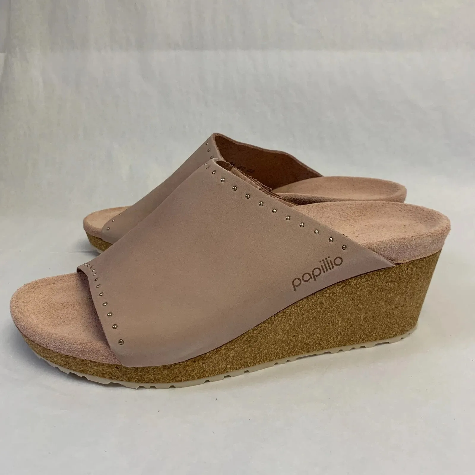 Birkenstock Namica Exquisit Nubuk Leather Crystal Rose Rivets sold by Zulily product image thumbnail 5