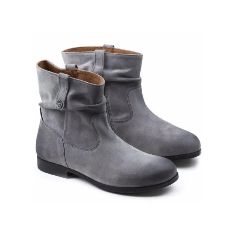 Birkenstock Sarnia Suede Grey sold by Zulily