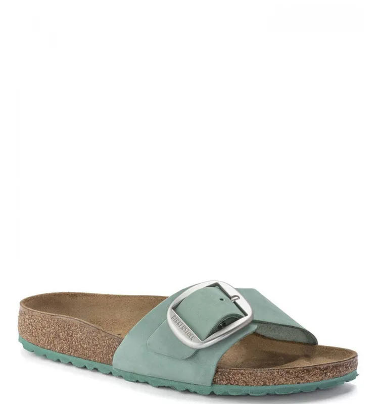 Birkenstock Madrid Big Buckle Nubuck Leather Beril sold by Zulily