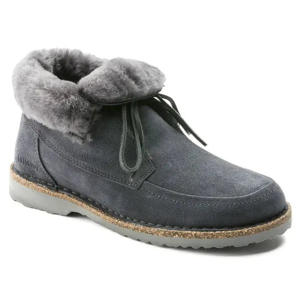 Birkenstock Bakki Suede Graphite sold by Zulily