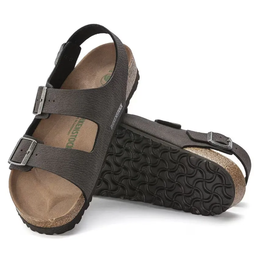 Birkenstock Milano Vegan Micro Fibre Desert Dust Black sold by Zulily product image thumbnail 2